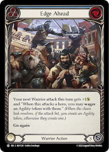 Flesh And Blood Heavy Hitters Singles: Edge Ahead (Blue) [HVY126] (Heavy Hitters)  Rainbow Foil