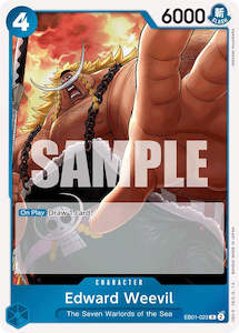 One Piece Card Game Memorial Collection Extra Booster Eb 01 Singles: Edward Weevil [Extra Booster: Memorial Collection]
