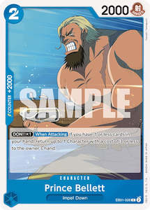 One Piece Card Game Memorial Collection Extra Booster Eb 01 Singles: Prince Bellett [Extra Booster: Memorial Collection]