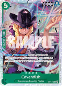 One Piece Card Game Memorial Collection Extra Booster Eb 01 Singles: Cavendish [Extra Booster: Memorial Collection]