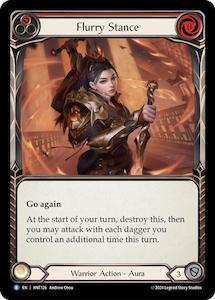 Flesh And Blood: Flurry Stance [HNT126] (The Hunted)  Rainbow Foil