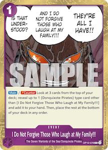 One Piece Singles: I Do Not Forgive Those Who Laugh at My Family!!! [Royal Blood]