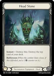 Flesh And Blood: Head Stone (Treasure) [SEA081] (High Seas)  Cold Foil