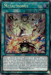 Yugioh Singles Instock: Metaltronus [RA04-EN100] Quarter Century Secret Rare