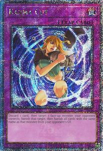Yugioh Singles Instock: Karma Cut [RA04-EN128] Quarter Century Secret Rare