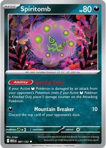 Pokemon Singles Instock: Spiritomb (087/132) [Mega Evolutions: Base Set]