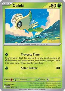 Pokemon Singles Instock: Celebi (012/132) [Mega Evolution: Base Set]