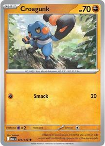 Pokemon Singles Instock: Croagunk (078/132) [Mega Evolution: Base Set]