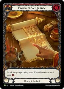 Flesh And Blood: Proclaim Vengeance [GEM018] (GEM Pack 1)  Rainbow Foil