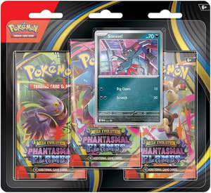 Recommended Seguno: Pokémon TCG: Mega Evolutions Phantasmal Flames Three Booster Blister