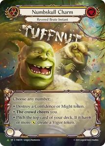 Flesh And Blood Singles All: Numbskull Charm [FAB370] (Super Slam)  Cold Foil