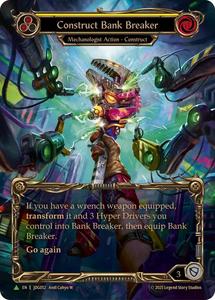 Flesh And Blood Singles All: Construct Bank Breaker [JDG052] (Promo)  Cold Foil