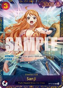 One Piece Promotion Cards: Sanji (Treasure Cup 2025) [One Piece Promotion Cards]