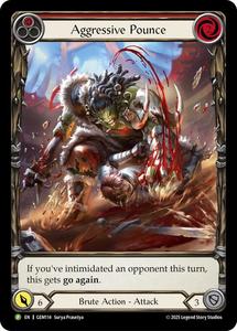 Flesh And Blood Singles All: Aggressive Pounce (Red) [GEM114] (GEM Pack 4)