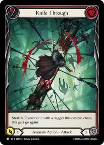Flesh And Blood Singles All: Knife Through (Red) [GEM113] (GEM Pack 4)