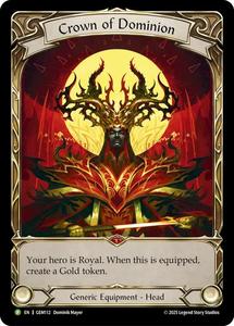 Flesh And Blood Singles All: Crown of Dominion (Golden) [GEM112] (GEM Pack 4)  Rainbow Foil