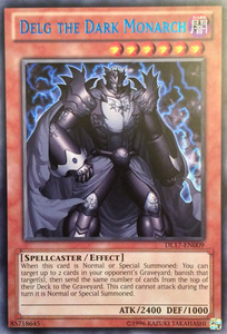 High End: Delg the Dark Monarch (Blue) [DL17-EN009] Rare