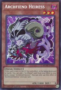 Yugioh Singles Instock: Archfiend Heiress [MZMU-EN066] Secret Rare