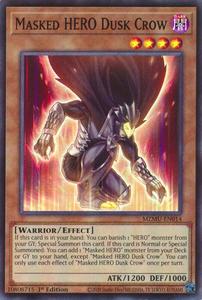 Yugioh Singles Instock: Masked HERO Dusk Crow [MZMU-EN014] Super Rare
