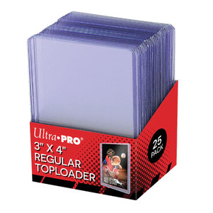 Products: ULTRA PRO Top Loader - 3 x 4 35pt Regular Clear (25 toploaders) TCG NZ
