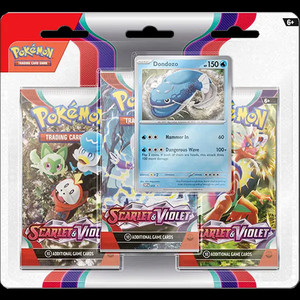 Scarlet & Violet 3x Booster Pack Blister with either Arcanine/Dondozo Promo TCG NZ