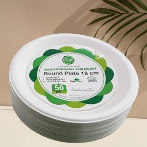 Products: 7″ Round Bio Snack/Side Plate x 500pcs