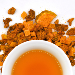 Herbal Infusion: Turmeric Mango Sunrise