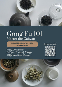 Workshop: Gong Fu 101 : Master the Gaiwan
