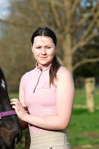 Clothing: Leonora Pink Leopard Print Sleeveless Base Layer