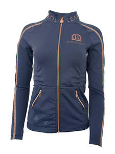 Caitlin Crystal Navy Training Jacket