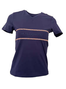 Callie Navy Crystal T-Shirt