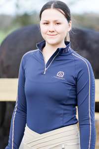 Chloe Navy Crystal Base Layer With Long Sleeves