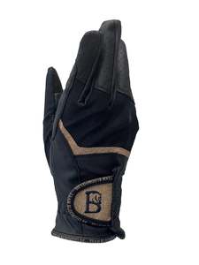 Sparkle Black & Rose Gold Gloves