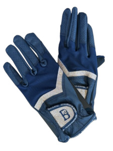 Accessories: Sparkle Navy & Rose Gold Gloves