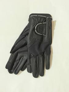 Sparkle Black & Black Gloves