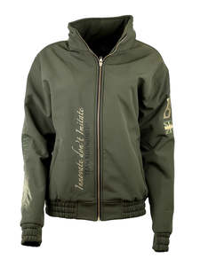 Clothing: Felicity Olive Showerproof Jacket