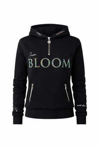Clothing: Luna - Black with Silver - Hoodie