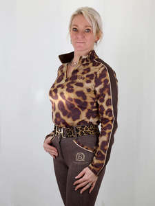 Clothing: Leopard Print Long Sleeve Base Layer