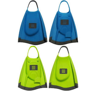 DMC - Elite Max Fins - Blue Charcoal, Fluro Charcoal