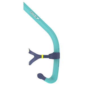 1 Training Aids Snorkles: Speedo - Bullet Head Centre Snorkel - Arctic Glass