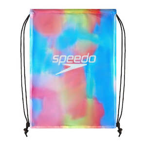 Mesh Bags: Speedo - Printed Mesh Bag - Kiki Pink/Lemon Drizzle/Picton Blue