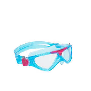 Goggles Junior Pool Training: Aqua Sphere - Vista Junior Mask - Turquoise Pink Frame Clear Lens