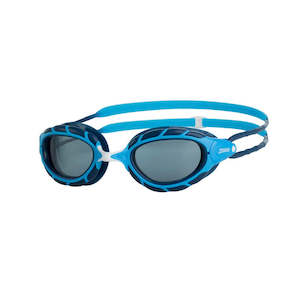 Goggles Junior Pool Training: Zoggs - Predator Junior Google - Light Blue/Blue/Smoke Lens