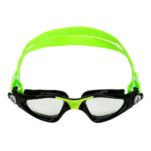 Goggles Junior Pool Training: Aqua Sphere - Kayenne Jr Swim Goggle - Clear Lens - Black/Green Frame