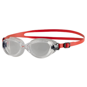 Goggles Kids: Speedo - Junior Futura Classic Goggle - Lava Red/Clear