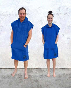 2Wel - Unisex Hooded Towel S-XL - Blue