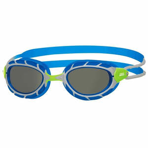 Goggles Junior Pool Training: Zoggs - Predator Junior Goggle - Blue/Grey/Smoke