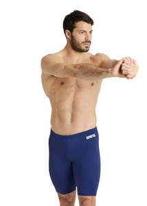 Swimwear Mens Jammers: Arena - Mens - Team Solid Jammer - Navy/White