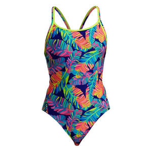 Swimwear Womens One Piece: Funkita - Womens - Diamond Back Secure One Piece - Leaving Today