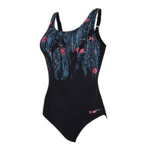 Swimwear Womens One Piece: Zoggs - Womens - Adjustable Scoopback One Piece - Dusk